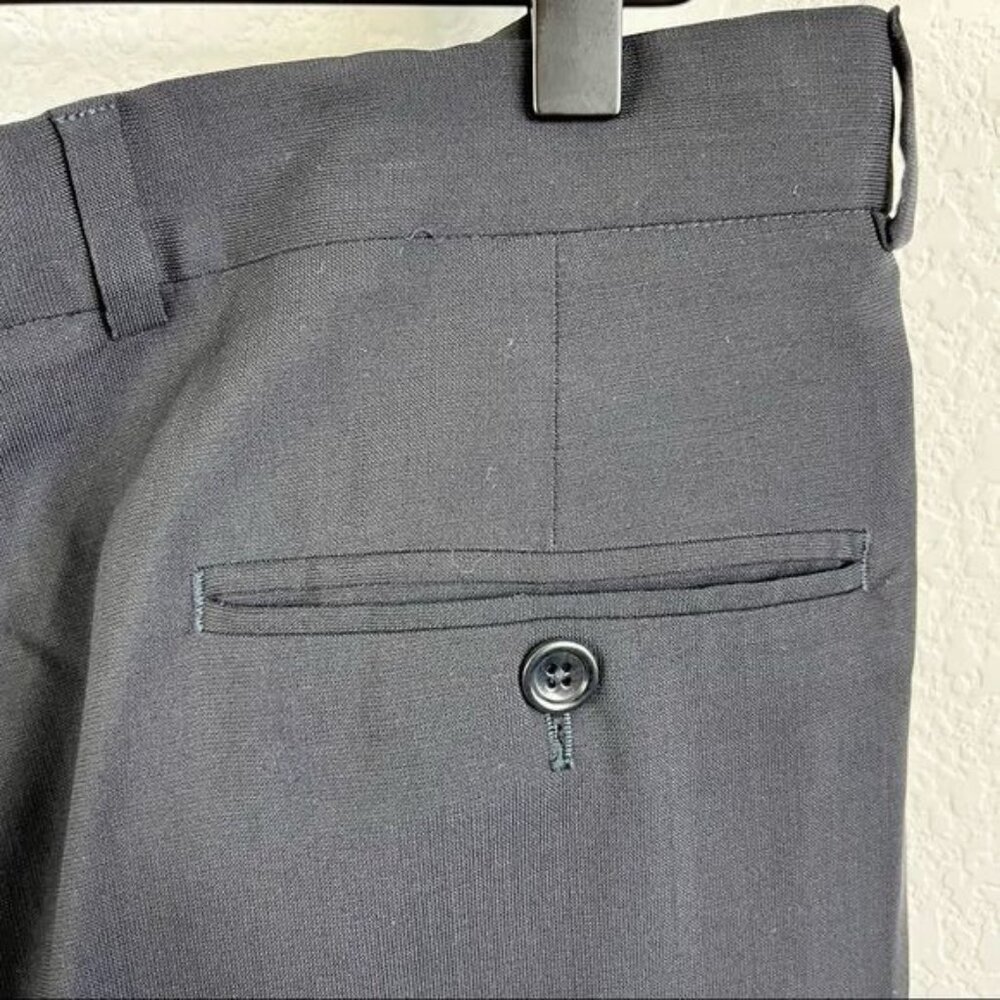 Men's Armani Collezioni Flat Front Italian Trousers - Picture 7 of 10